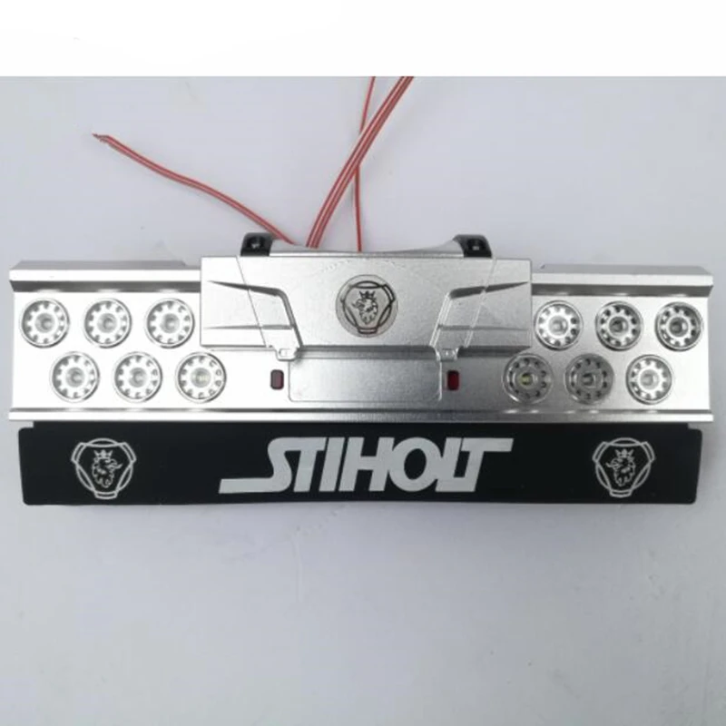 

Rc car metal taillight with logo fender set assembly for tamiya 1/14 scale R620 56323 R470 R730 tractor trailer toys truck