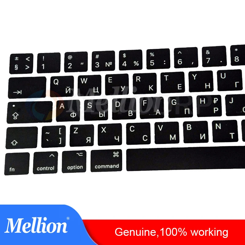 

Genuine New RU Laptop KeyCaps for MacBook Pro Retina 13" 15" A1989 A1990 Mid 2018 Year Russian Keyboard Keys Keycaps