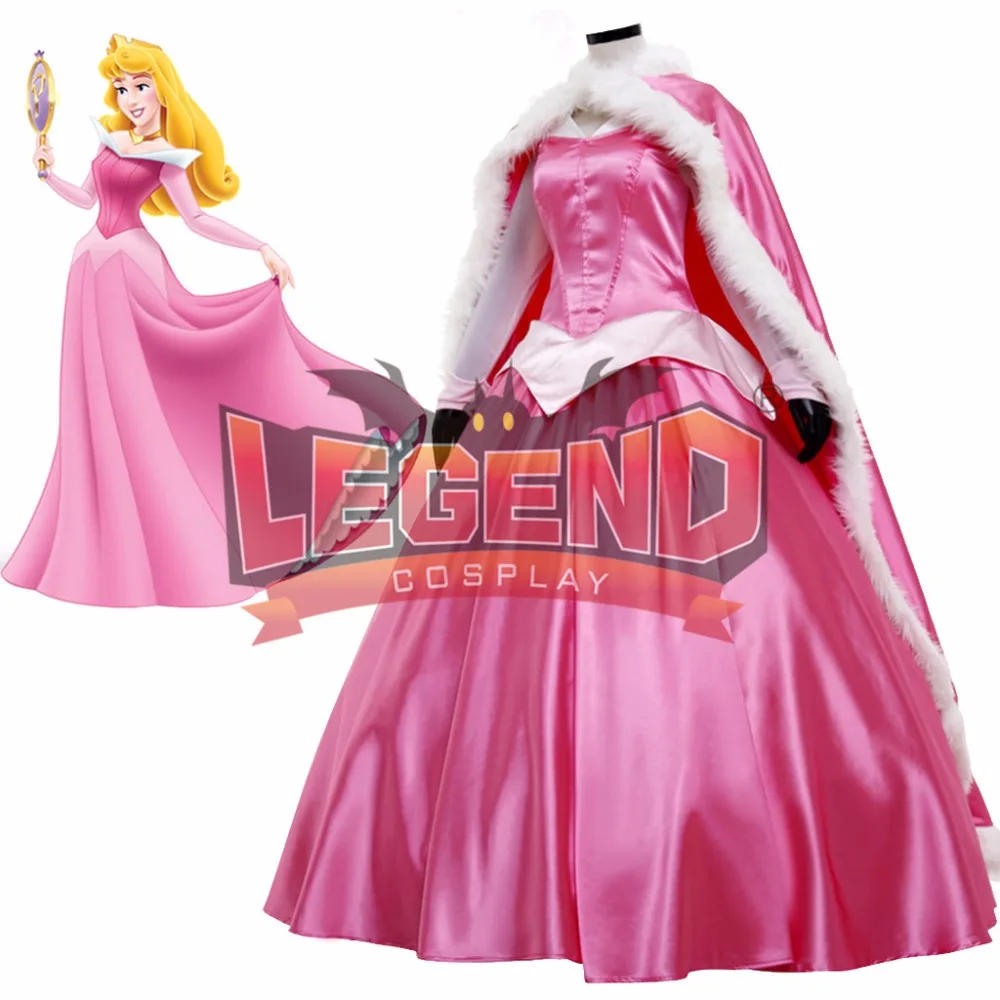 Aurora Pink Dress Ball Gown Adult With 