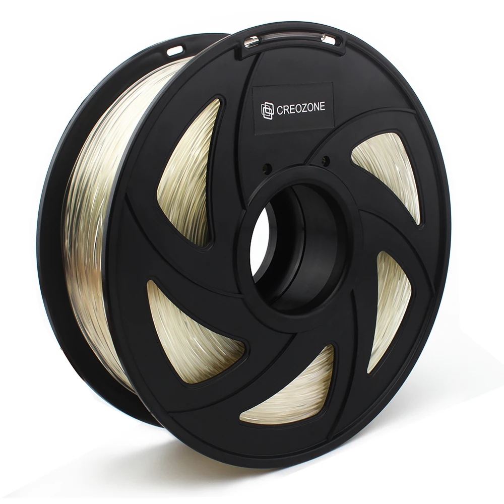CREOZONE PLA 3D Printer Filament Clear Color 1000 (2)