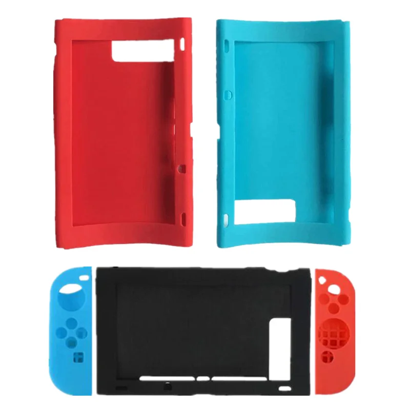

Soft Silicone Rubber Cover Case for Nintend Switch NS Console Soft cover Protective Case Skin Shell for Nintend Switch JOY CON
