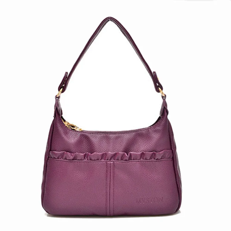 

IMIDO 2018 Luxury Design Handbag Women Soft pu Leather Bag Messenger Bags female Shoulder Bag Crossbody Baobao Black Blue MG070