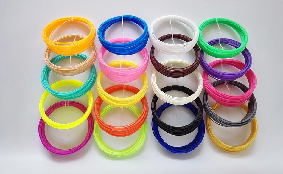 Filamento da Impressora Filamento de Impressão 3d para Impressora Novo Frete Grátis Peças - Lote 3d 5 m Pcs Cores 1.75mm Pla ou Caneta 20 6 Computador e Escritório
