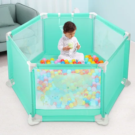 Детский манеж 134*61 см полиэстер barrera piscina de bolas para bebes cabane enfant пластиковый складной детский манеж ballenbak