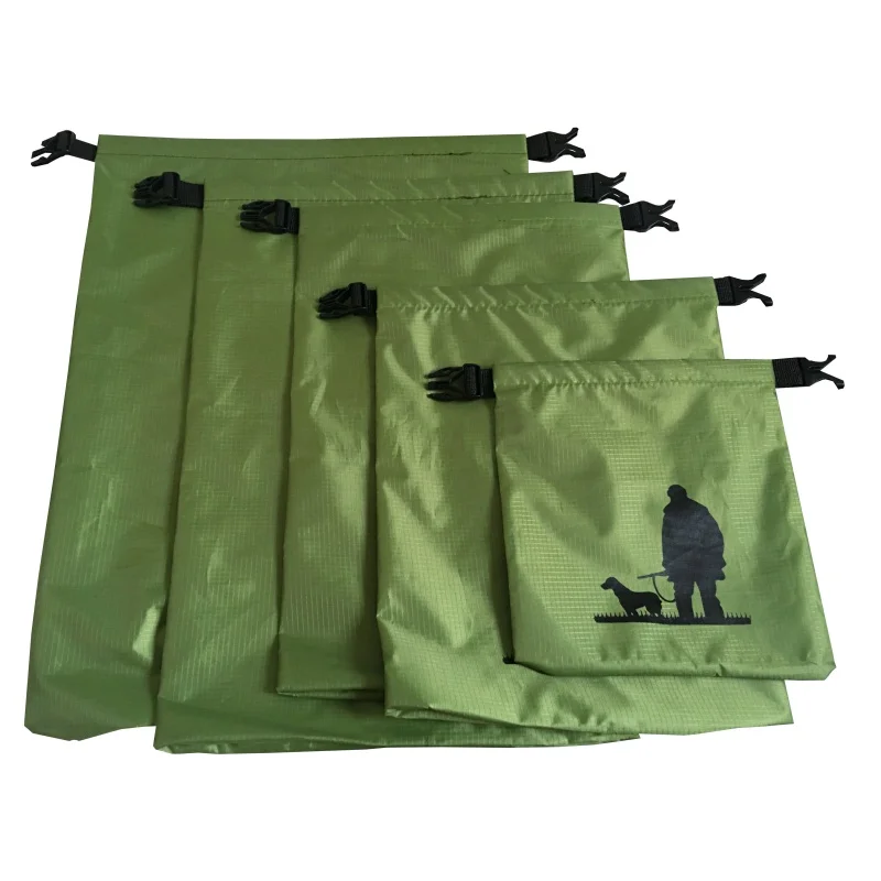 

5/3pcs Alot 1.5L/2.5L/3.5/4.5L/6L Outdoor swimming Waterproof Bag Camping Rafting Storage Dry Bag Adjustable Strap Hook