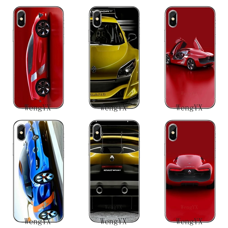 

slim silicone TPU Soft phone cover case For Huawei Honor 4C 5A 5X 5C 6 Play 6X 6A 6C pro 7X 8 9 Lite V8 V10 Renault Concept Car