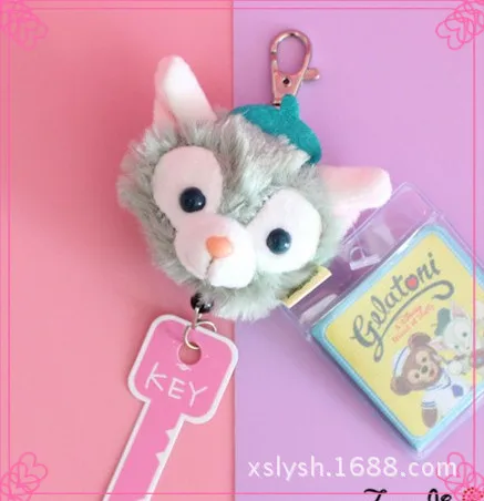 

Japanese Anime Duffy Bear Gelatoni Plush Toy Cat Key Chain Pendant Bag Accessory Doll plush gift