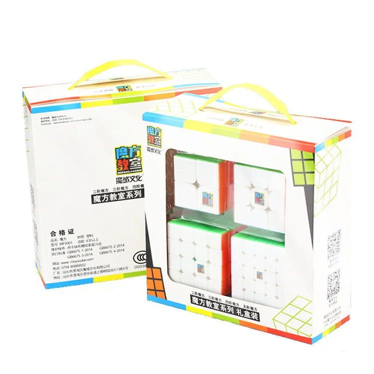 

Moyu Cube Bundle 2x2 3x3 4x4 5x5 Speed Cube Set Mofang Jiaoshi Magic Cube MF2S MF3S MF4S MF5S Pack Puzzle Toy Gift Box