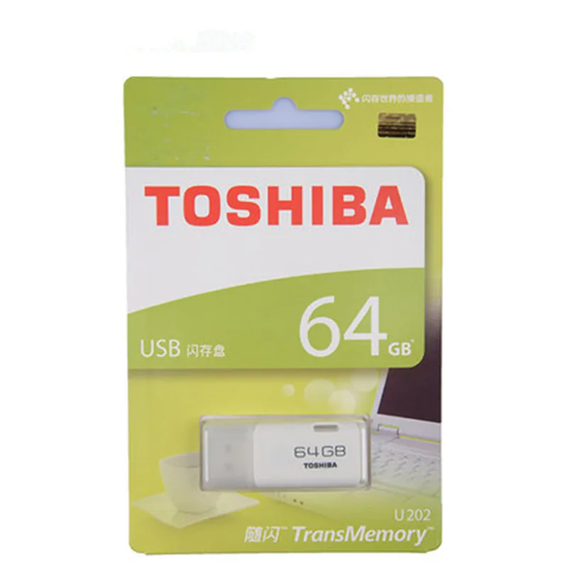 TOSHIBA U202 USB флеш-накопитель 64 ГБ флеш-накопитель 32 ГБ флеш-накопитель USB2.0 Белый Флеш-накопитель диск MemoryStick U202 Usb флешка