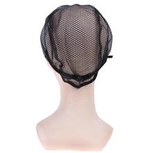 1 шт черный парик с кружевами крышка s Высокое качество переплетение крышки с Прямая поставка