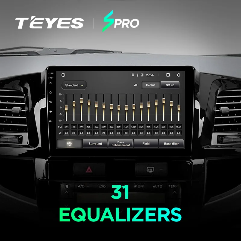 Best TEYES SPRO For Toyota Fortuner 2008-2014 Car Radio Multimedia Video Player Navigation GPS Android 8.1 Accessories Sedan No dvd 2 2