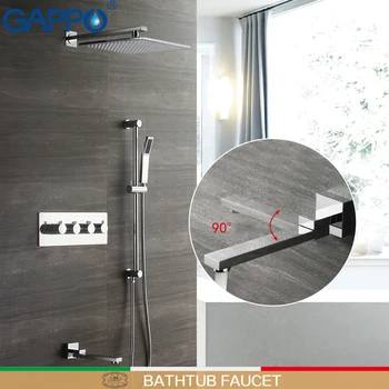 

GAPPO Shower Faucets bath shower faucet shower sets rainfall taps bathroom shower heads waterfall sets system bathtub faucets