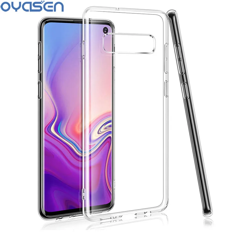 

Ultra-thin Cases For Samsung Galaxy S10e S10 Plus Silicone Soft Clear Phone Back Protective Shell For Samsung Galaxy S10 e +