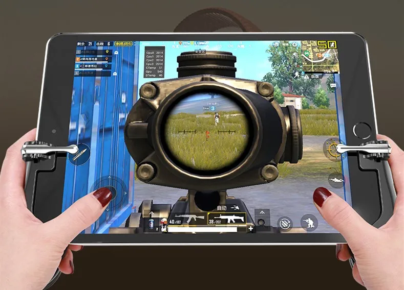 TSINGO для PUBG FPS стрельба игровой Геймпад контроллер L1R1 триггер огонь Кнопка Aim ключ игровой джойстик для iPad планшет Pad Телефон