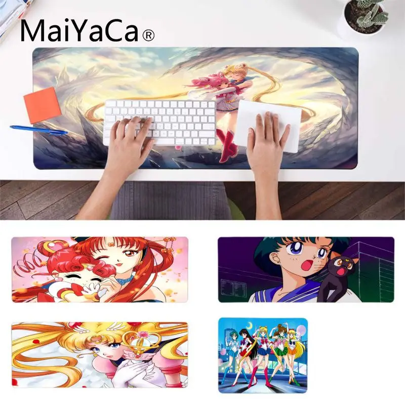 

MaiYaCa Gaming mouse Mat Sailor Moon Customized laptop Gaming mouse pad Comfort Mouse Mat Gaming Mousepad