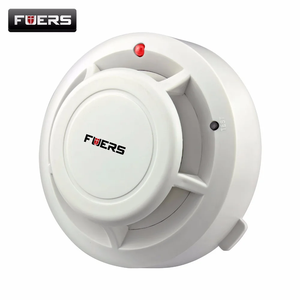 Fuers беспроводной RT Предупреждение пожарной сигнализации независимый пожарный детектор дыма датчик сигнализации для офиса домашней безопасности