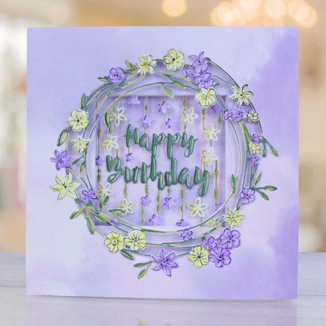 

ZFPARTY Flower Wreath Metal Cutting Dies Stencils for DIY Scrapbooking/photo album Decorative DIY Paper Cards
