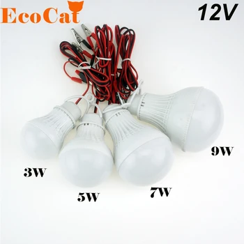 

High Power 12V Led Bulb SMD 5730 Portable Led Lamp Outdoor Camp Tent Night Fishing Hanging Light lamparas 3W 5W 7W 9W 12W