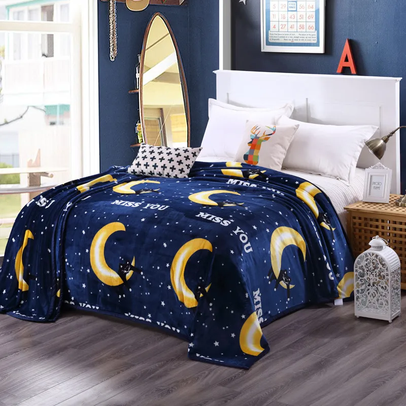 youth color textile fleece blanket summer solid super warm soft blankets throw on sofa/bedroom/ travel bedspreads sheets | Дом и сад