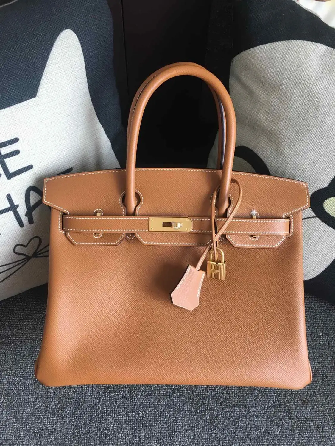 

The highest quality ladies luxury fashion handbags quality classic 100% leather brand famous ladies hand-made handbags 30CM