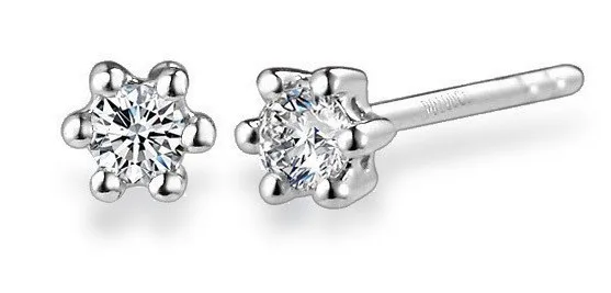 Серьги гвоздики женские из белого золота с бриллиантами|earrings for|earrings for womenearrings free