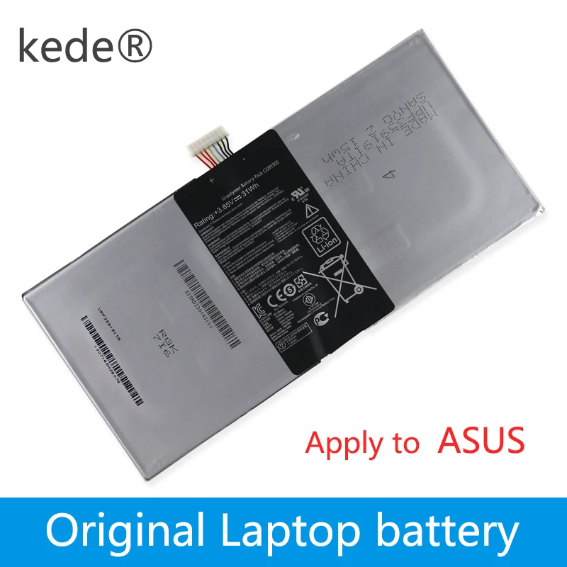 Оригинальный литий полимерный аккумулятор kede 3 8 в 31 Втч для ноутбука ASUS Transformer Pad
