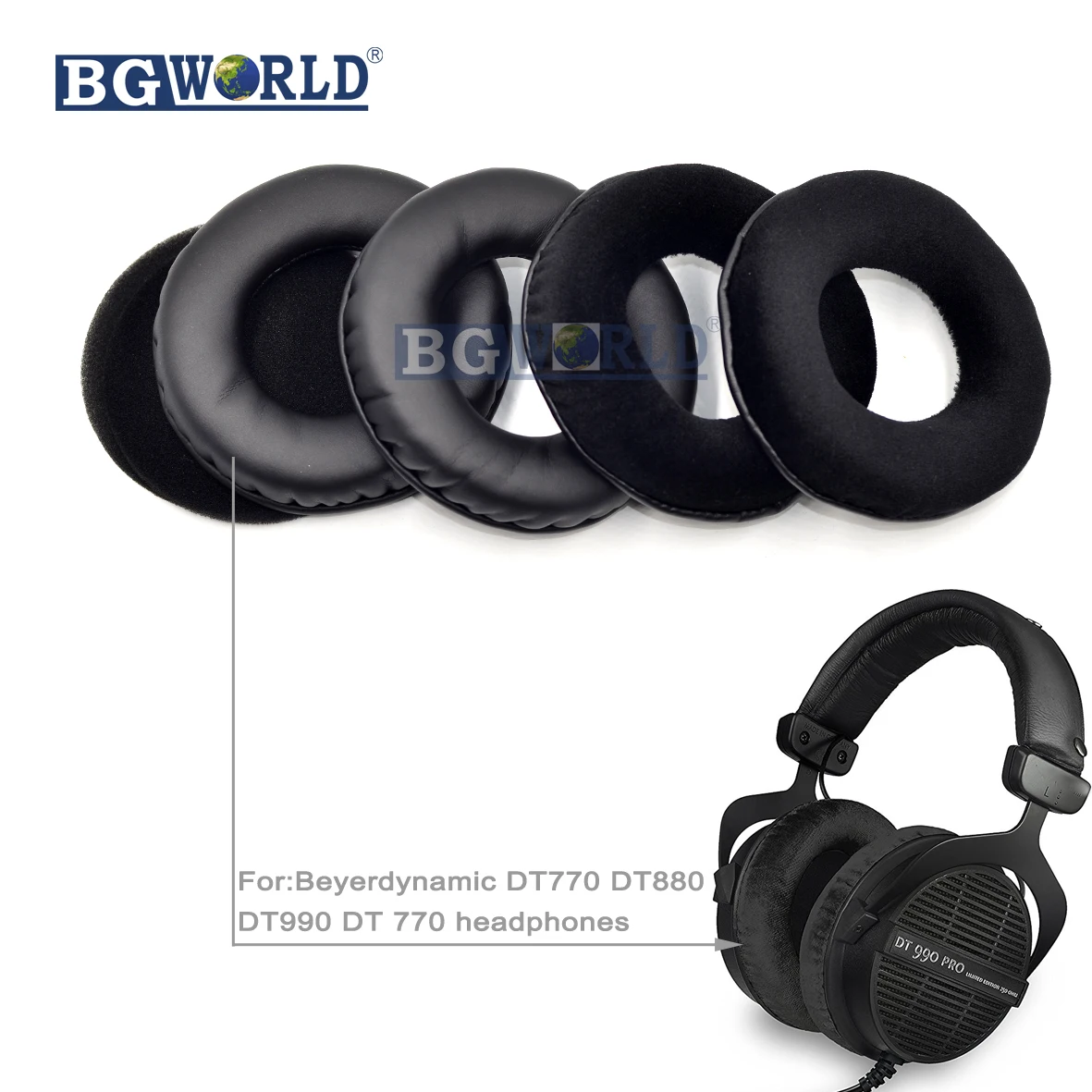 Амбушюры Подушка для наушников Пена Beyerdynamic DT770 DT880 DT880PRO DT990 DT990PRO DT531 DT690 наушники