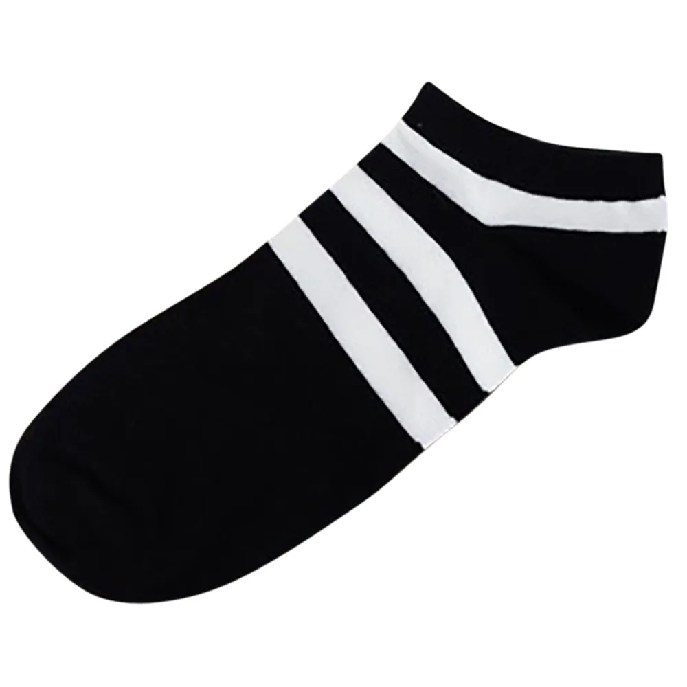 New 1Pairs Women And Men Comfortable Stripe Star Pattern Socks Cotton Women Socks Slippers Short Socks Ankle Socks #c50