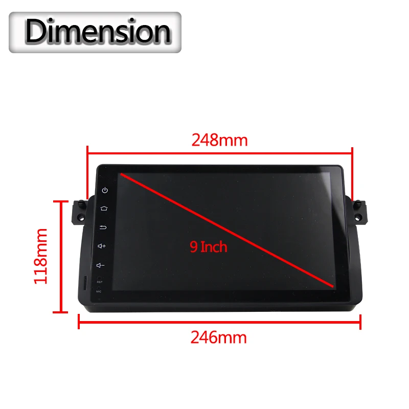Best Android 8.1 8.0 4G RAM CAR GPS for BMW E90 E91 E92 E93 Dvd Player Touch Screen Stereo Radio Multimedia Navigation auto audio BT 0