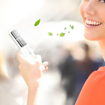 

Portable Handheld USB Fan Leafless Ultra-silent Desktop Fan for Office YA88