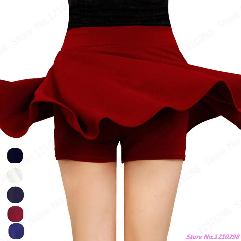 Women Summer Short Skirts High Waist Pleated Sport Skirts Leisure Mini