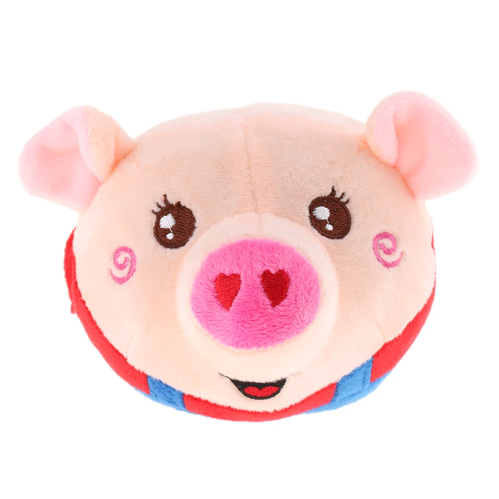 72 Song Electric Pig Plush Bouncing Sound Music Ball Multi-function Interactive Toys For Children