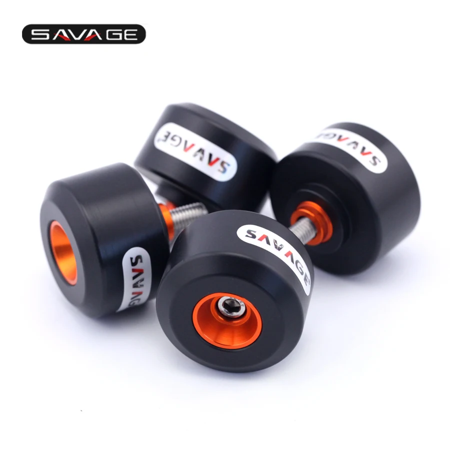 

For KTM RC 125 200 250 390 DUKE Motocycle Accessories Front & Rear Fork Wheel Protector Crash Sliders Cap Pad