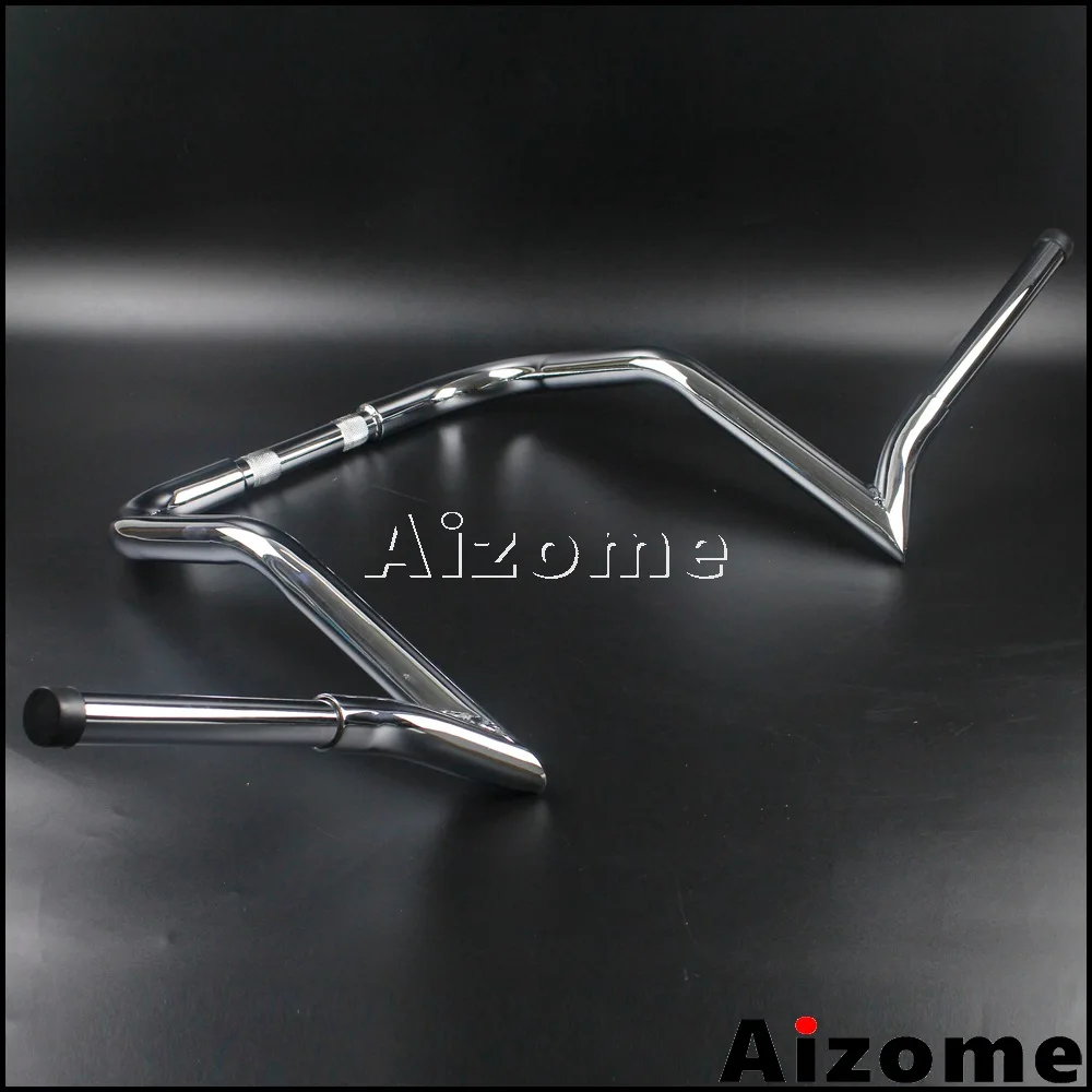 Хромированный 1 1/4 дюймов руль для Harley 12 &quot14&quot 16 &quotRise Monkey Bagger Bar Electra Glide FLHTC Batwing