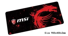 msi mouse pad 900x400x2mm gaming mousepad gamer mouse mat hot sales game computer locrkand pad mouse laptop large play mat