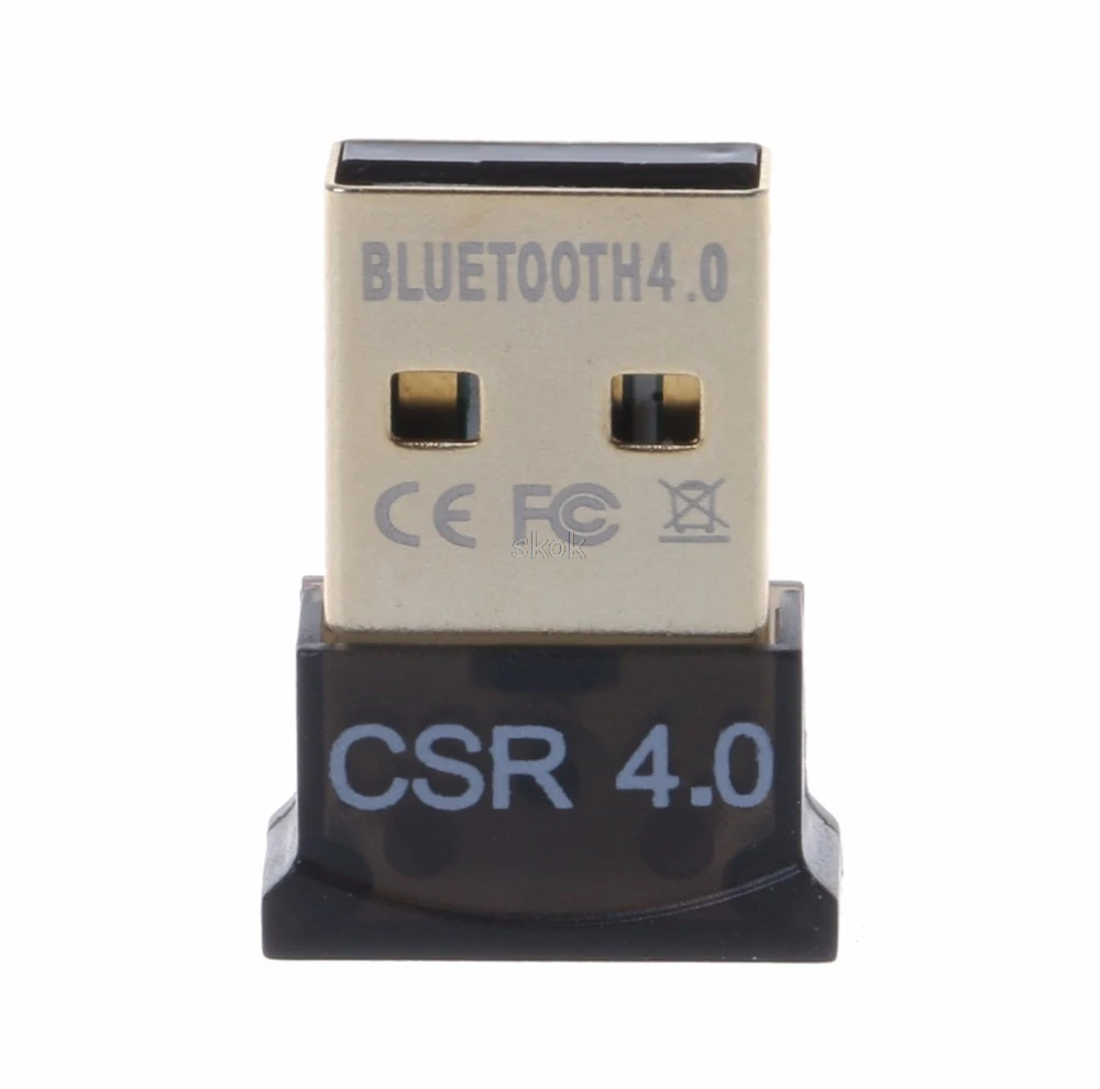 

Mini USB Bluetooth V4.0 Dual Mode Sem Fio Adaptador Dongle Bluetooth CSR 4.0 MAY28 dropshipping