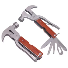 1 pcs Claw Hammer about 365g Outdoor escape Woodworking Nail Hammer Multifunctional Stainless Steel Hand tool Car safety hammer