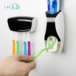 Уолл Зубная паста распределитель набор зубных щеток автоматическая соковыжималка зубная паста для ванной Организатор зубная щетка стойки