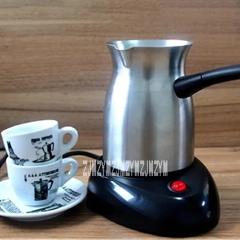 304 Stainless Steel Coffee Machine AUTOMATIC Coffee Maker Electric Mocha Pot Wine Milk Heating Machine 110V220V Coffee Pot 800W