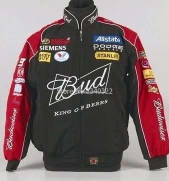 

New winter Men Casual Budweiser jacket Male Outwear Zipper Coat