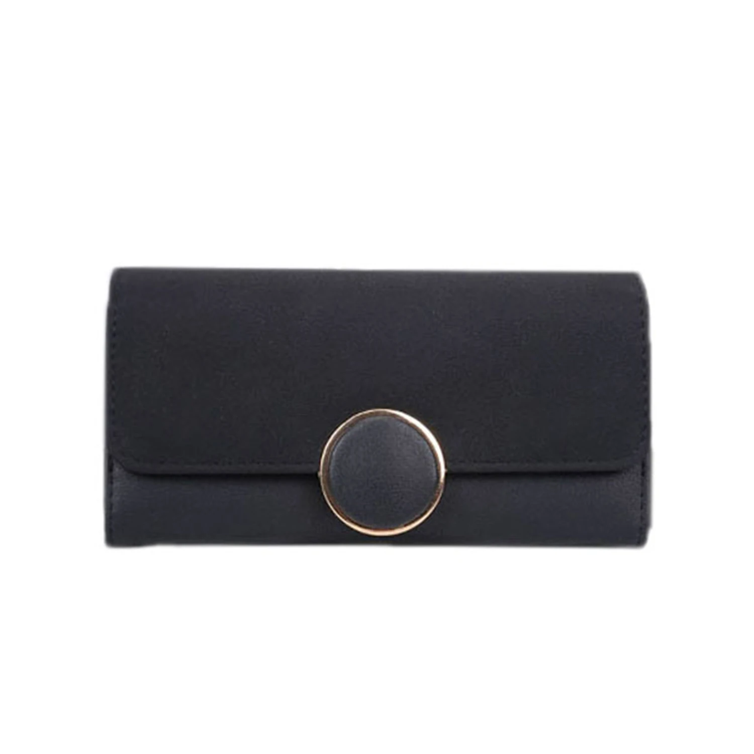 Aliexpress Beli Mewah Lingkaran Keling Kopling Tas Amplop Tas Wanita Dompet Panjang Tas Pengait Penutupan Dompet Feminina Wanita tas Fashion wanita Tas panjang VKP1488