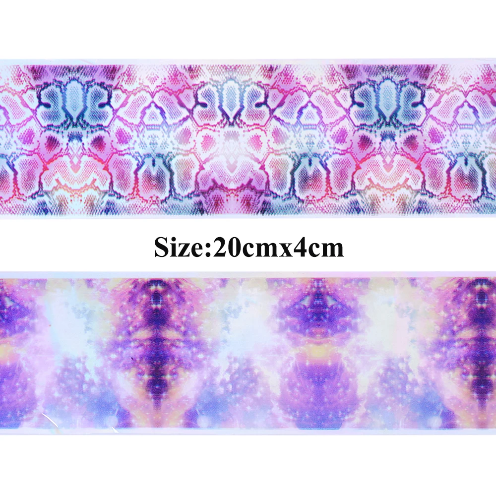 Nail Foils Nail Art Tranfer Stickers Decals Laser Nail Decorations (17)