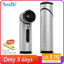 Newpal Mini Projector Portable 90 Degree Lens Rotatable DLP Projectors Small WiFi Bluetooth Home Theator Android Projecteur