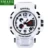 Mens Relógios SMAEL Luxo Marca Quartz Relógio Digital LED Relógio Militar Do Exército Esporte Relógio Cronógrafo Masculino relogio masculino,