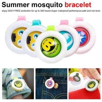 

Random Color Mosquito Repellent Bracelets Buttons Mini Lightweight Cute Shape Driving Mosquito Baby Children Sleeping