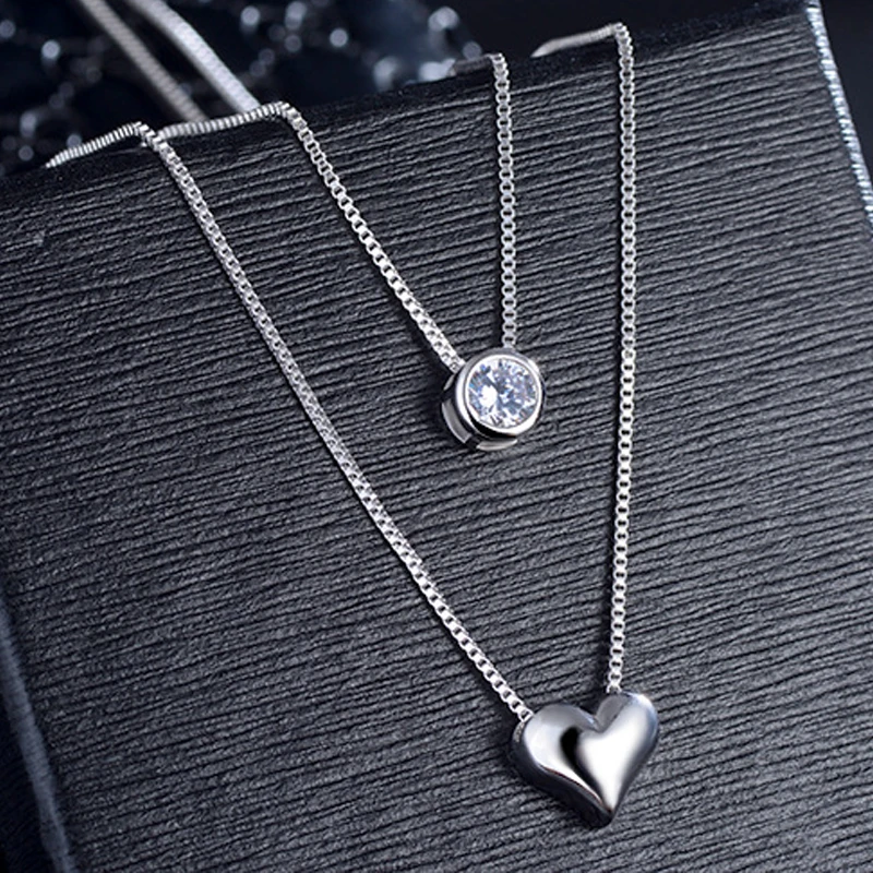 heart necklace silver 925 jewelry (13)