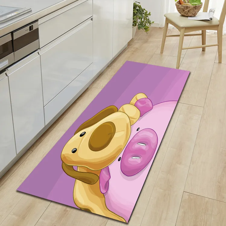 Мультфильм милый Кот коврик для гостиной Впитывающий Коврик для ванны коврик для гостиной спальни ковровое покрытие Infantil - Цвет: As Picture