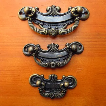 

Box Handle Knobs Tracery Basket,Bat Chest Coin Handles,Furniture Hardware,Bronze Tone,4Sets