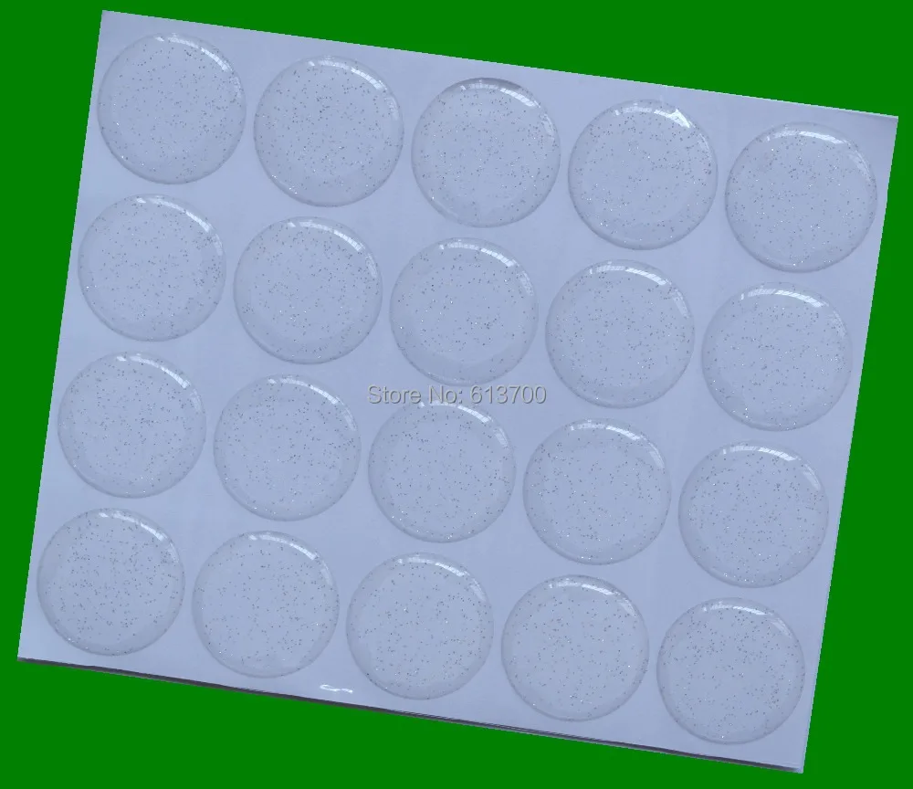 

Free shipping:2000 pcs/lot 1 inch Round Glitter Epoxy Sticker Resin 3D domes used for Bottle Caps DIY jewelry