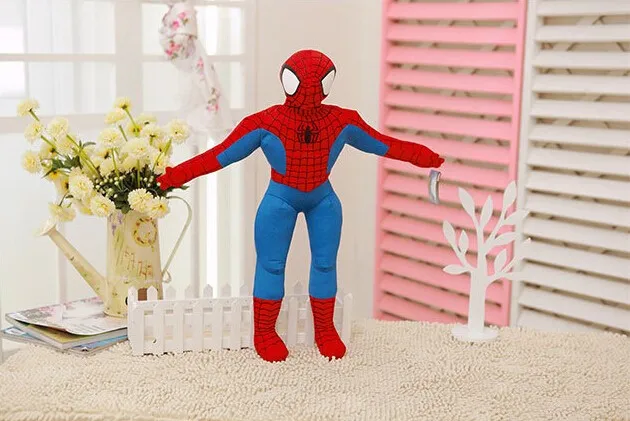 Мстители Человек-паук Плюшевые игрушки мультфильм Человек-паук Плюшевые Куклы Фигурки Коллекционная модель игрушки детские подарки